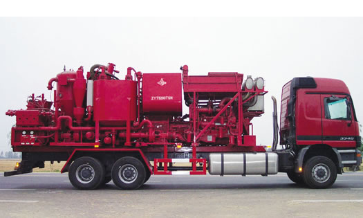 Double Pump Cementing Truck