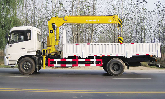 Xe tải Với Crane